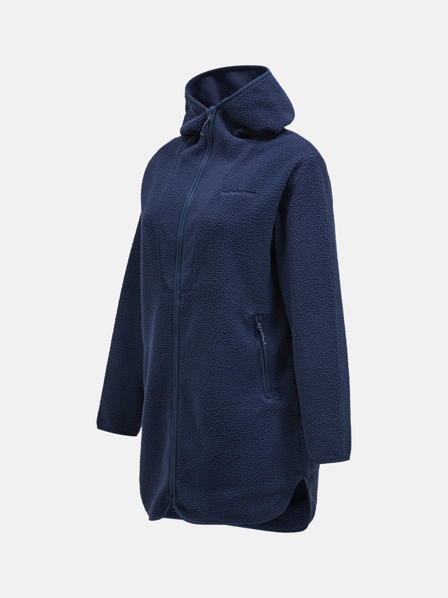 Pile Long Zip Women
