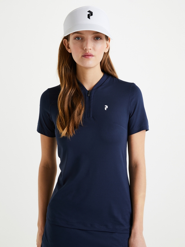 Turf Zip Short Sleeve Top Women