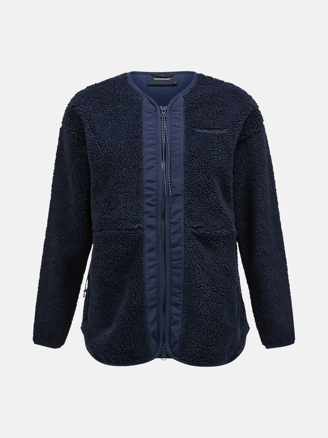 Heavy Pile Oversized Cardigan Women