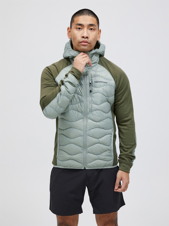 Helium Down Hybrid Hood Men