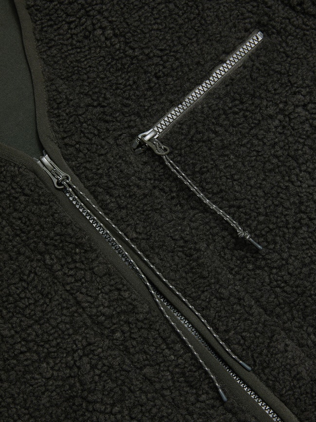 Heavy Pile Oversized Cardigan Men