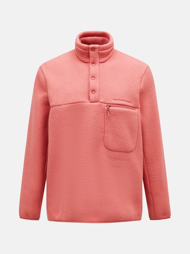 Fleece Snap T-Neck Men