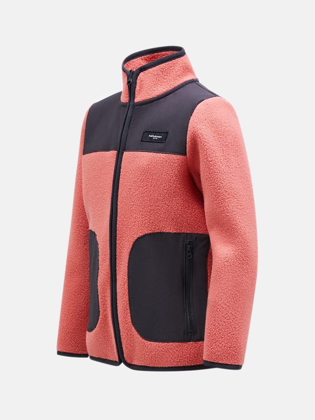 Fleece Full Zip T-Neck Junior