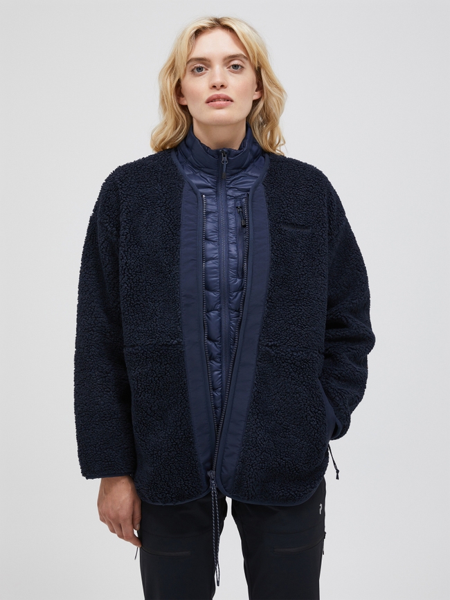 Heavy Pile Oversized Cardigan Women