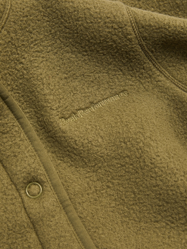 Fleece Snap Cardigan Women