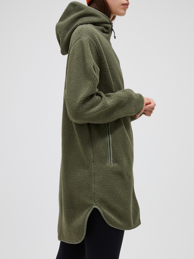 Pile Long Zip Women