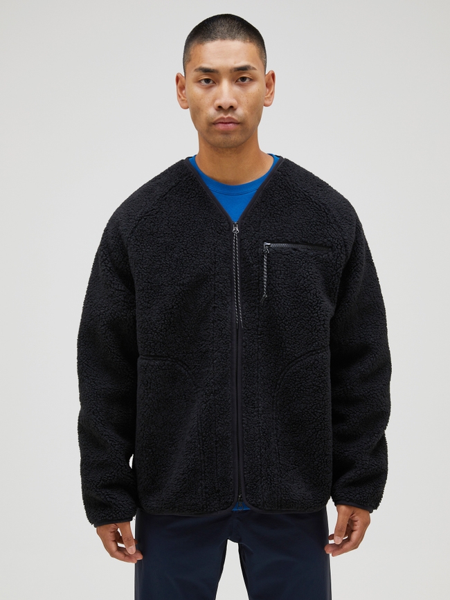 Heavy Pile Oversized Cardigan Men