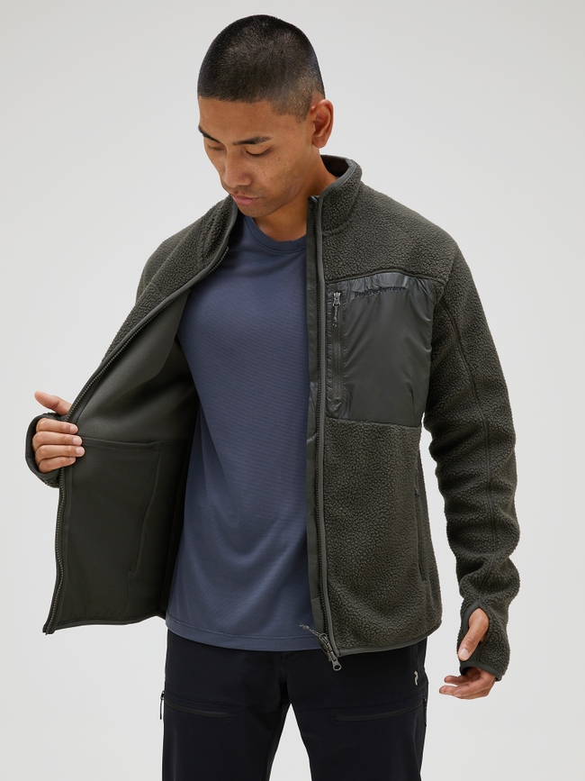 Pile Zip Jacket Men