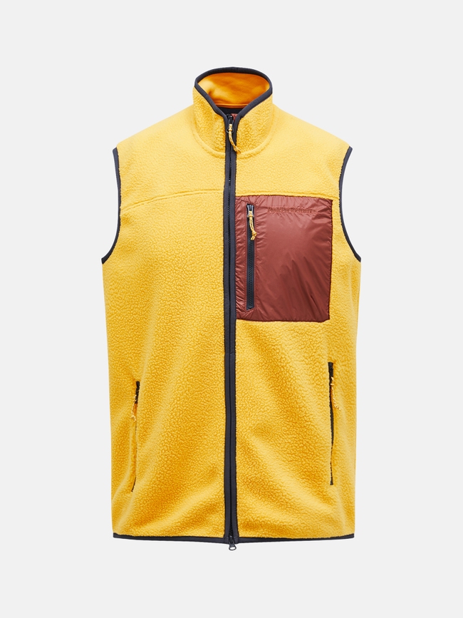 Pile Zip Vest Men
