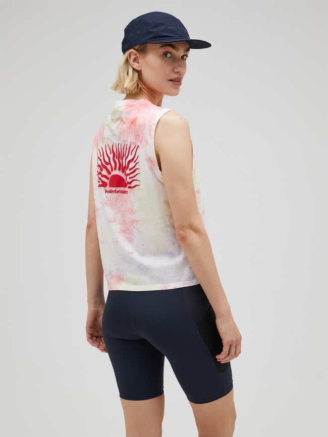 Tie Dye Sleeveless T-shirt Women