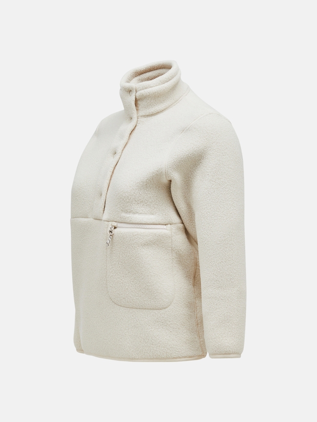 Fleece Snap T-Neck Women
