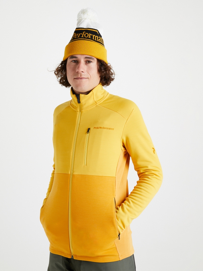 Vertical Mid Zip Jacket Men