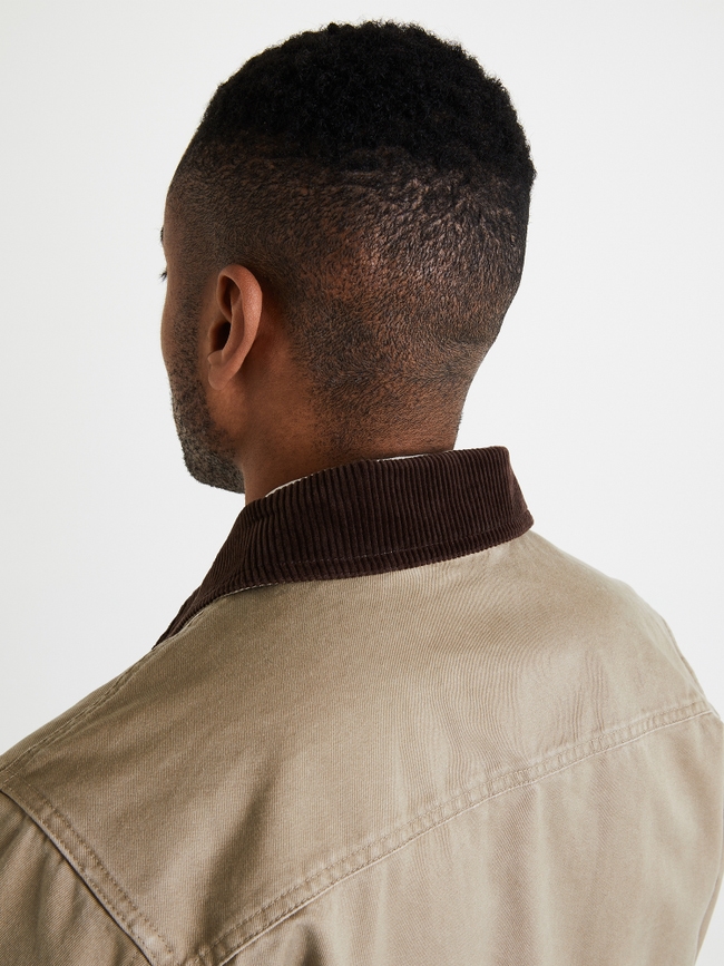 Heavy Cotton Chore Jacket Men