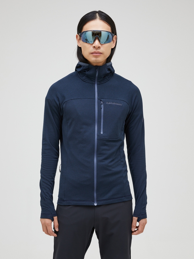 Light Zip Hood Fleece Men