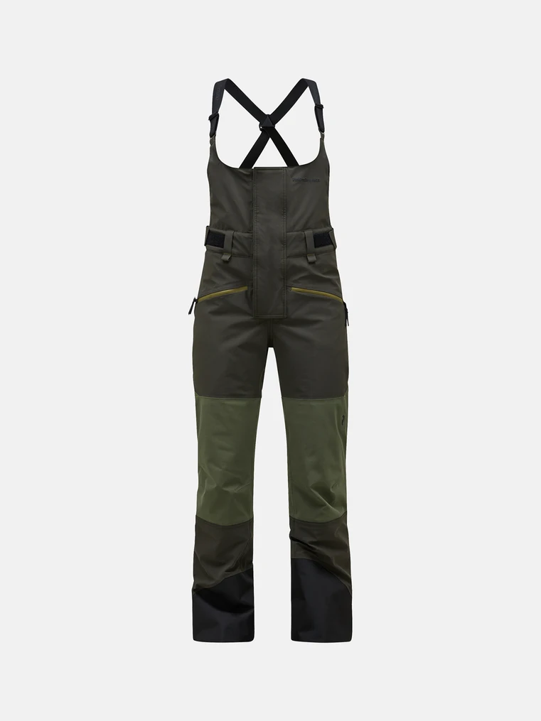 2L INSULATED SHELL STRETCH BIB PANTS WOMEN
