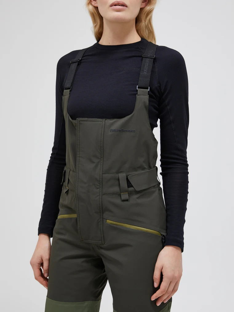 2L INSULATED SHELL STRETCH BIB PANTS WOMEN