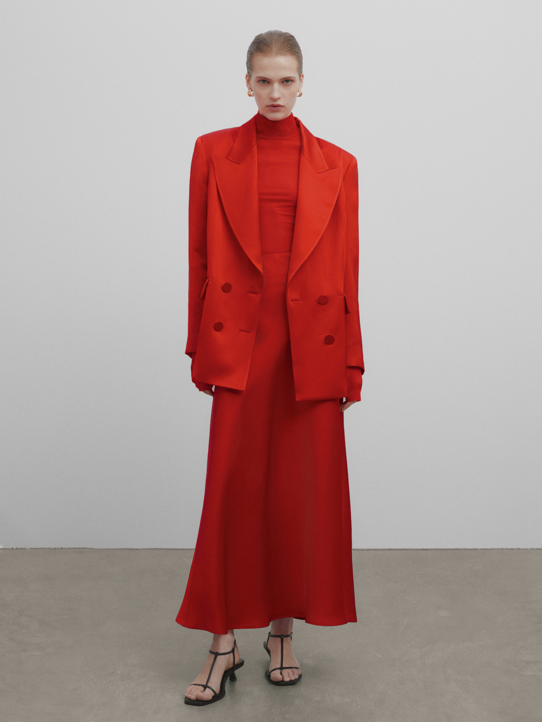 Americana maxi solapa -Studio - ROJO