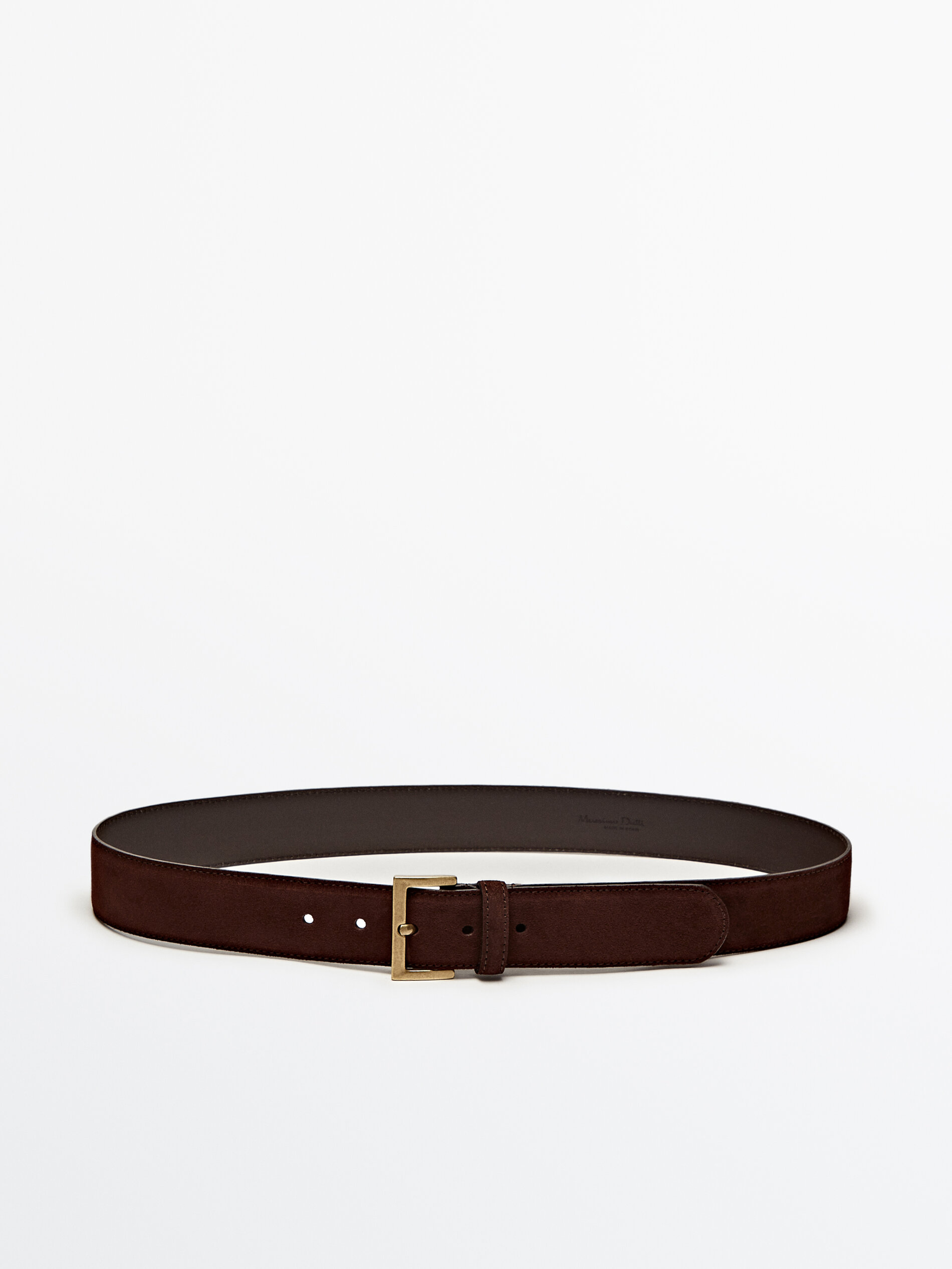 Cinturón serraje - MARRÓN