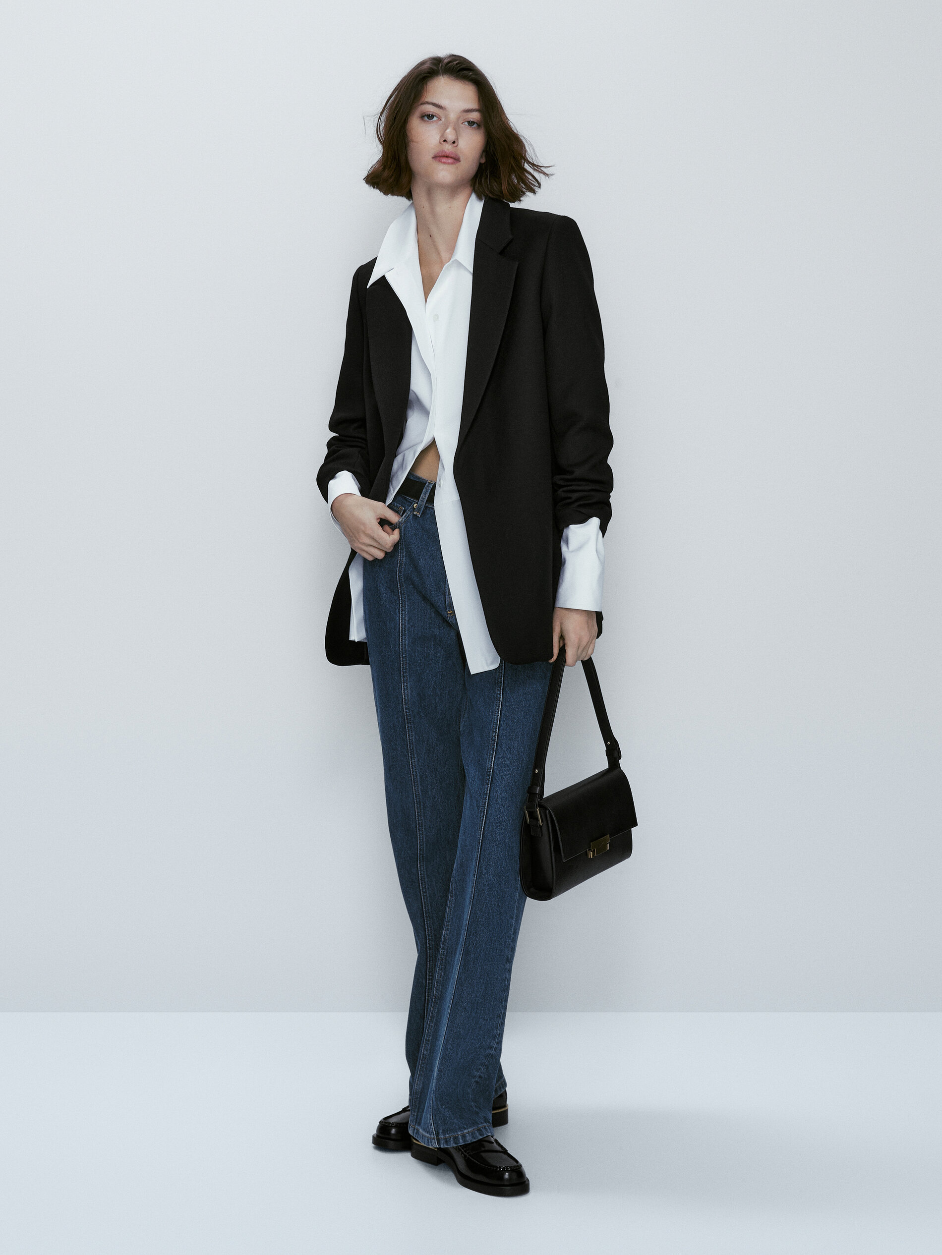 Americana abierta microestructura - NEGRO