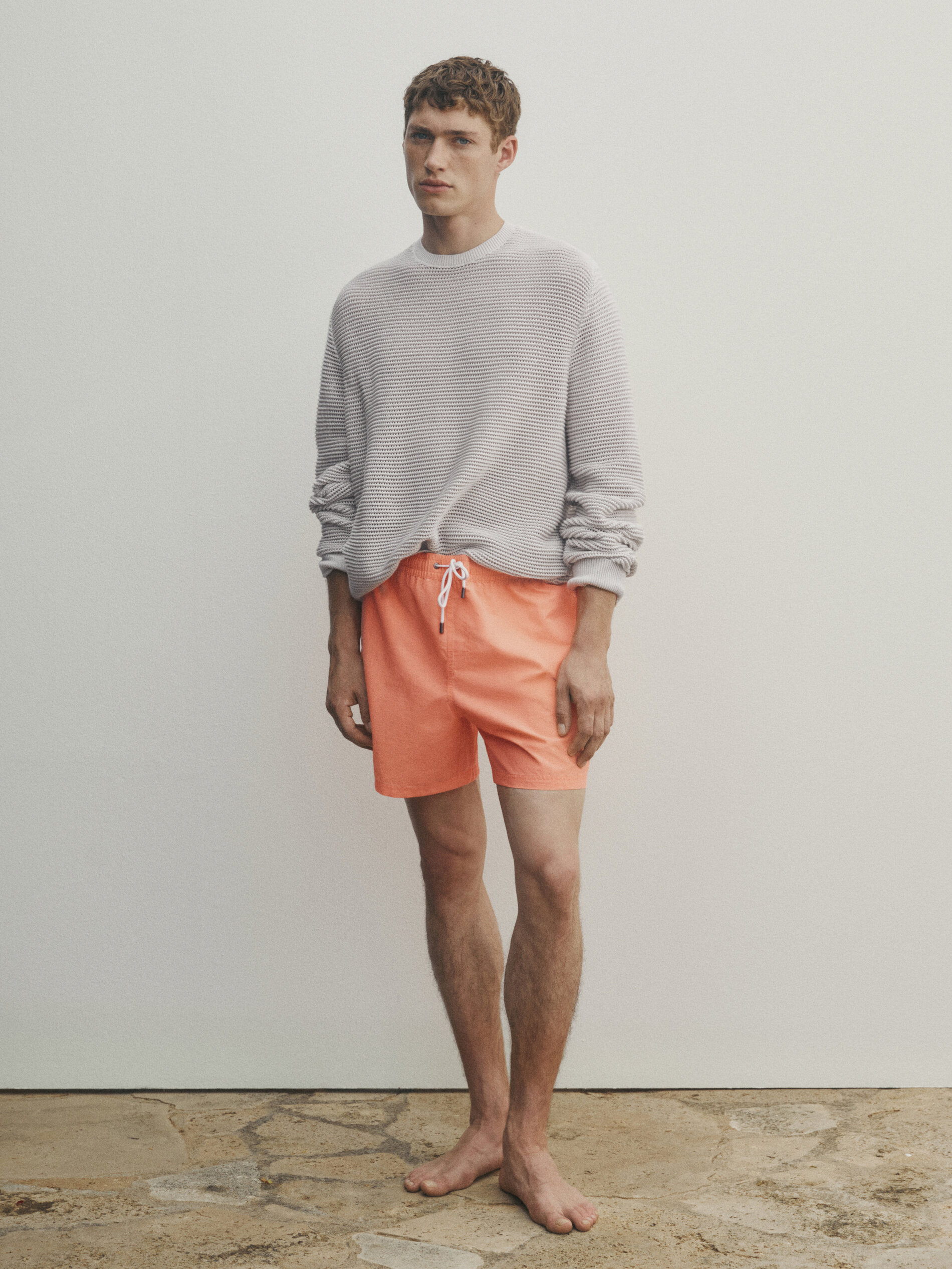 Bañador liso pigmento - NAR.FLUOR