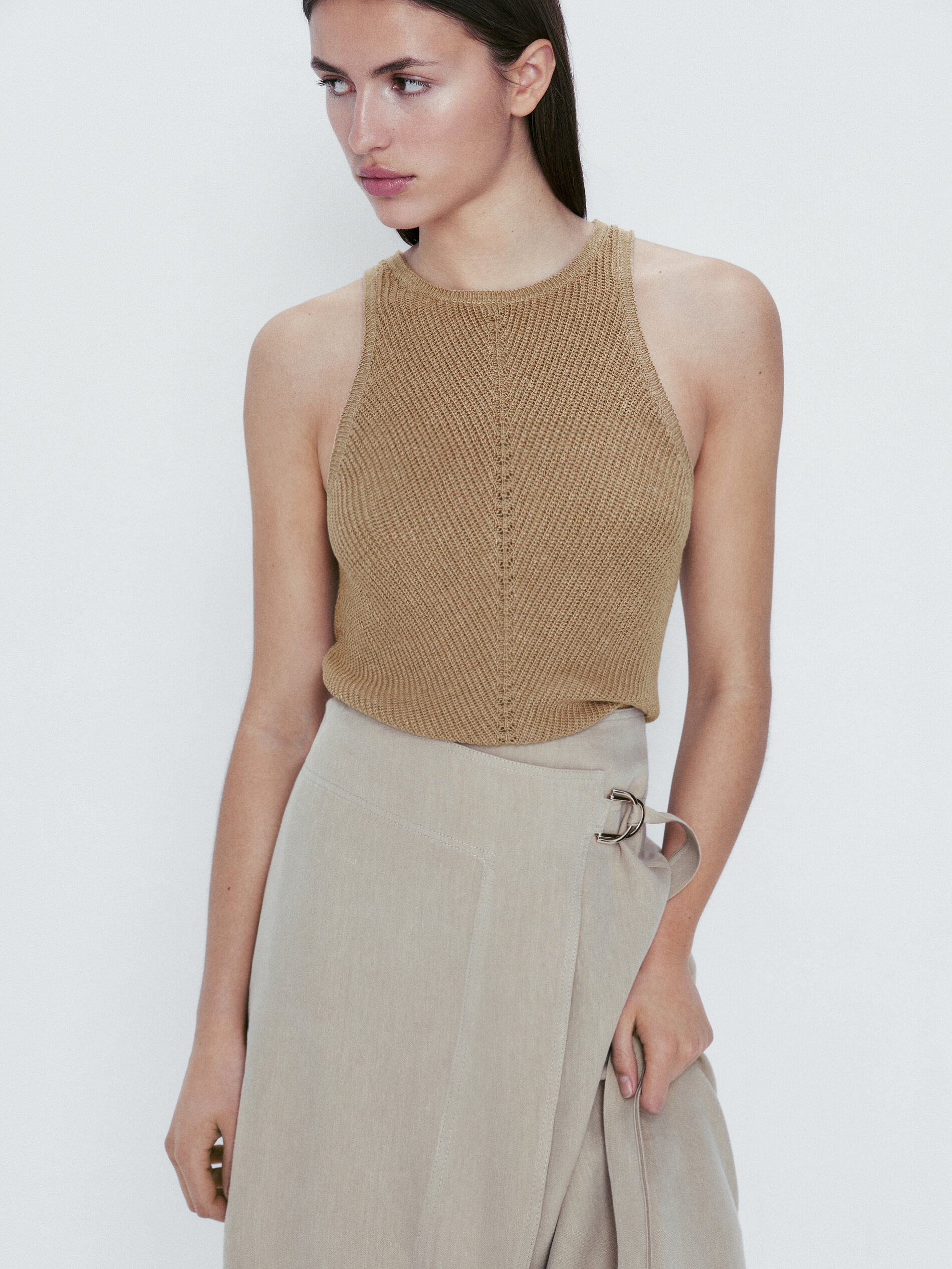 Top de punto halter - Lavado