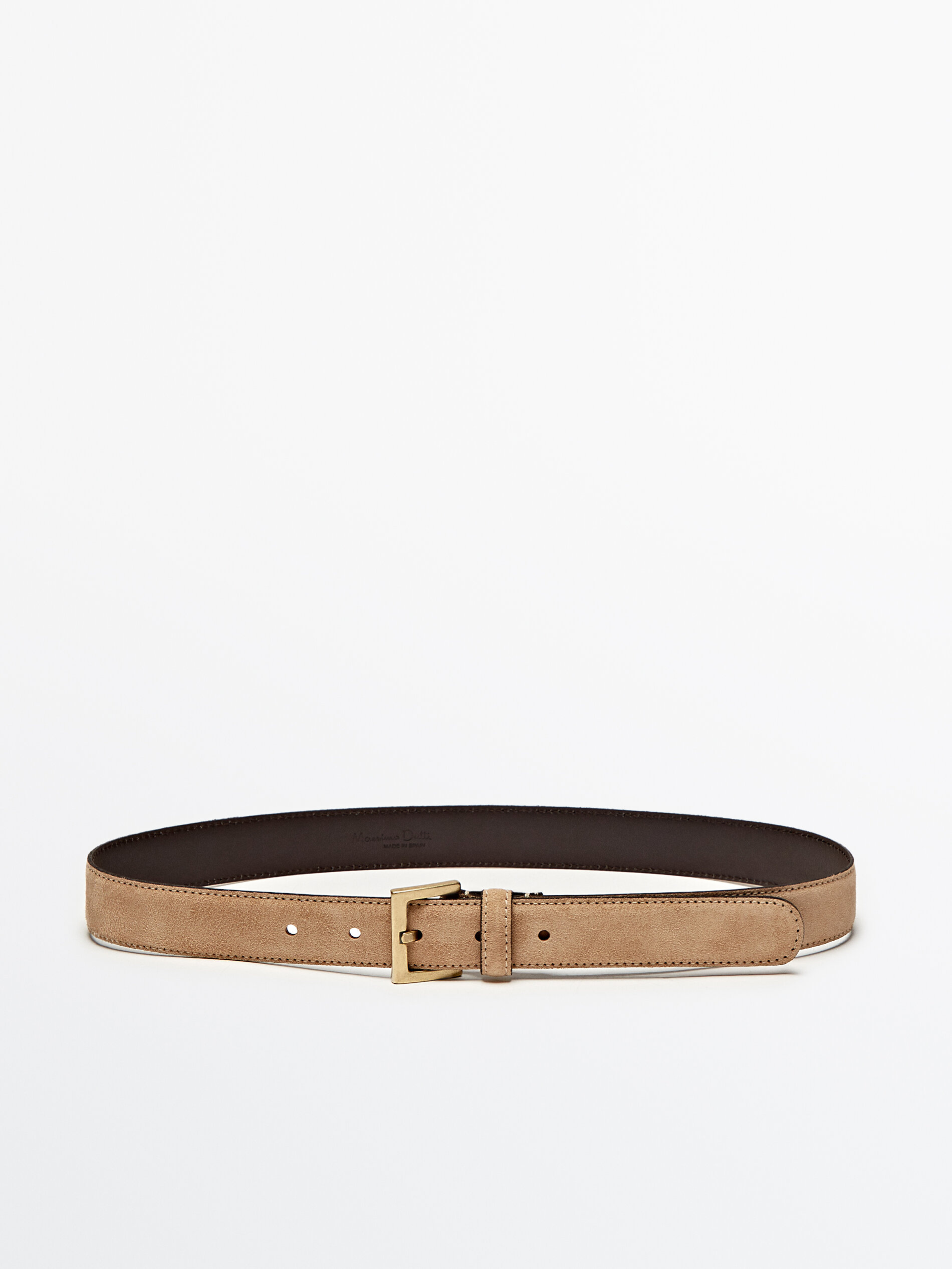 Cinturón serraje pespuntes - ARENA