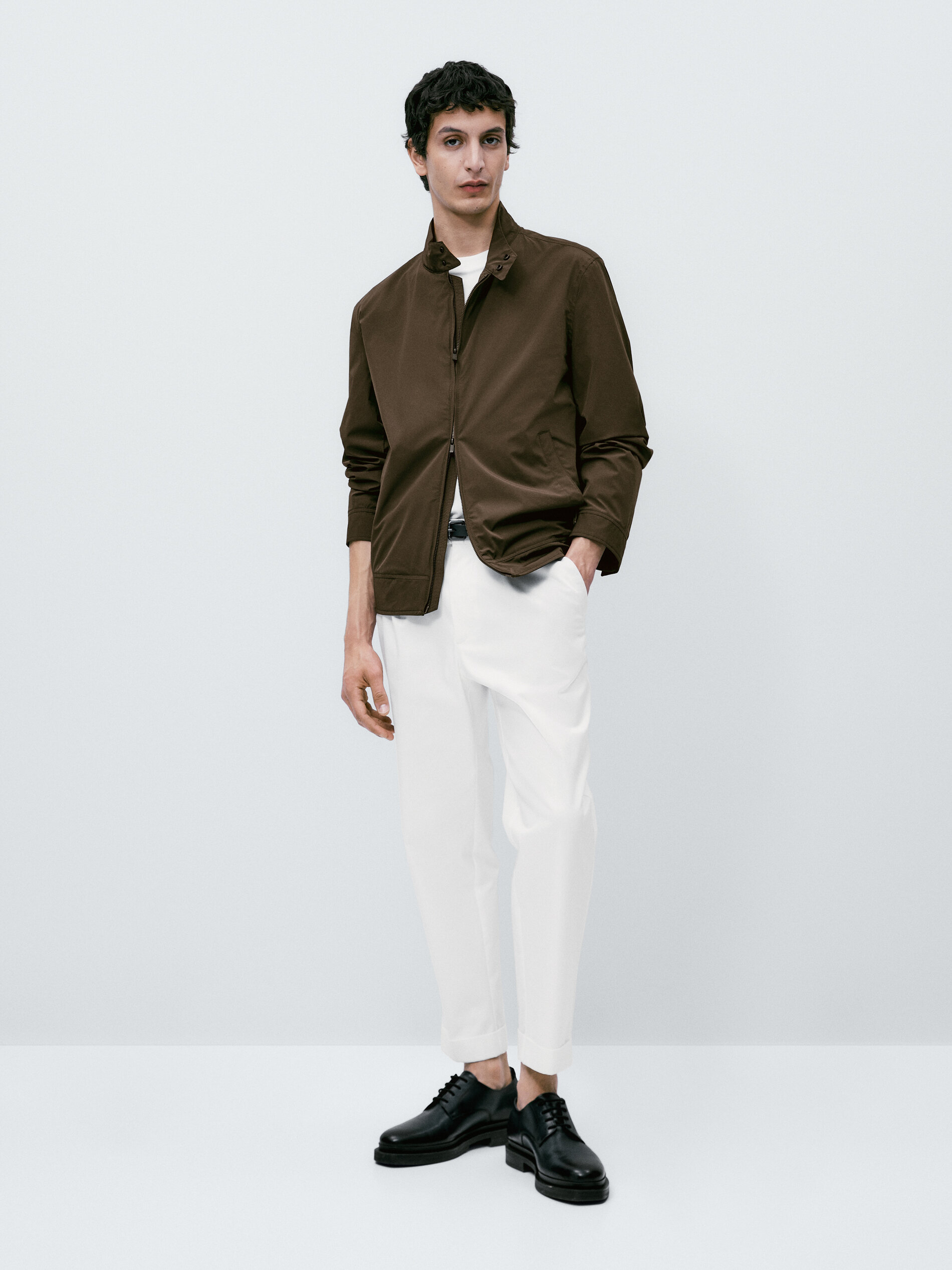 Chaqueta ultraligera stretch - MARRÓN