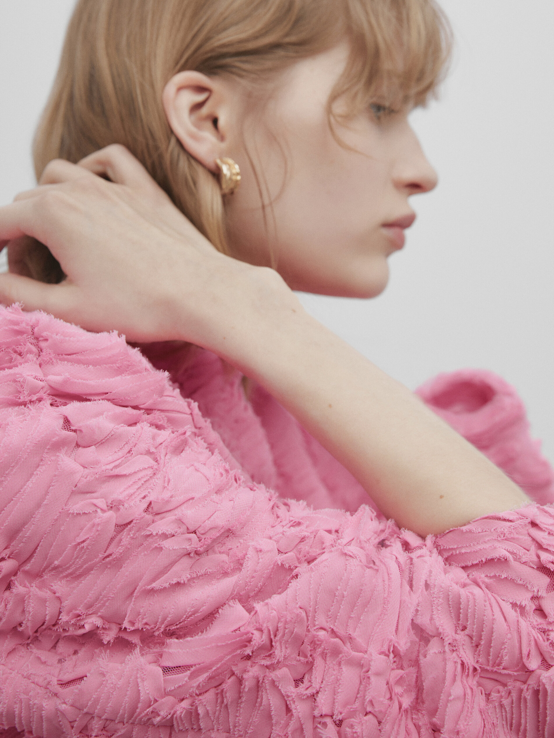 Chaqueta estructura bucle -Studio - ROSA