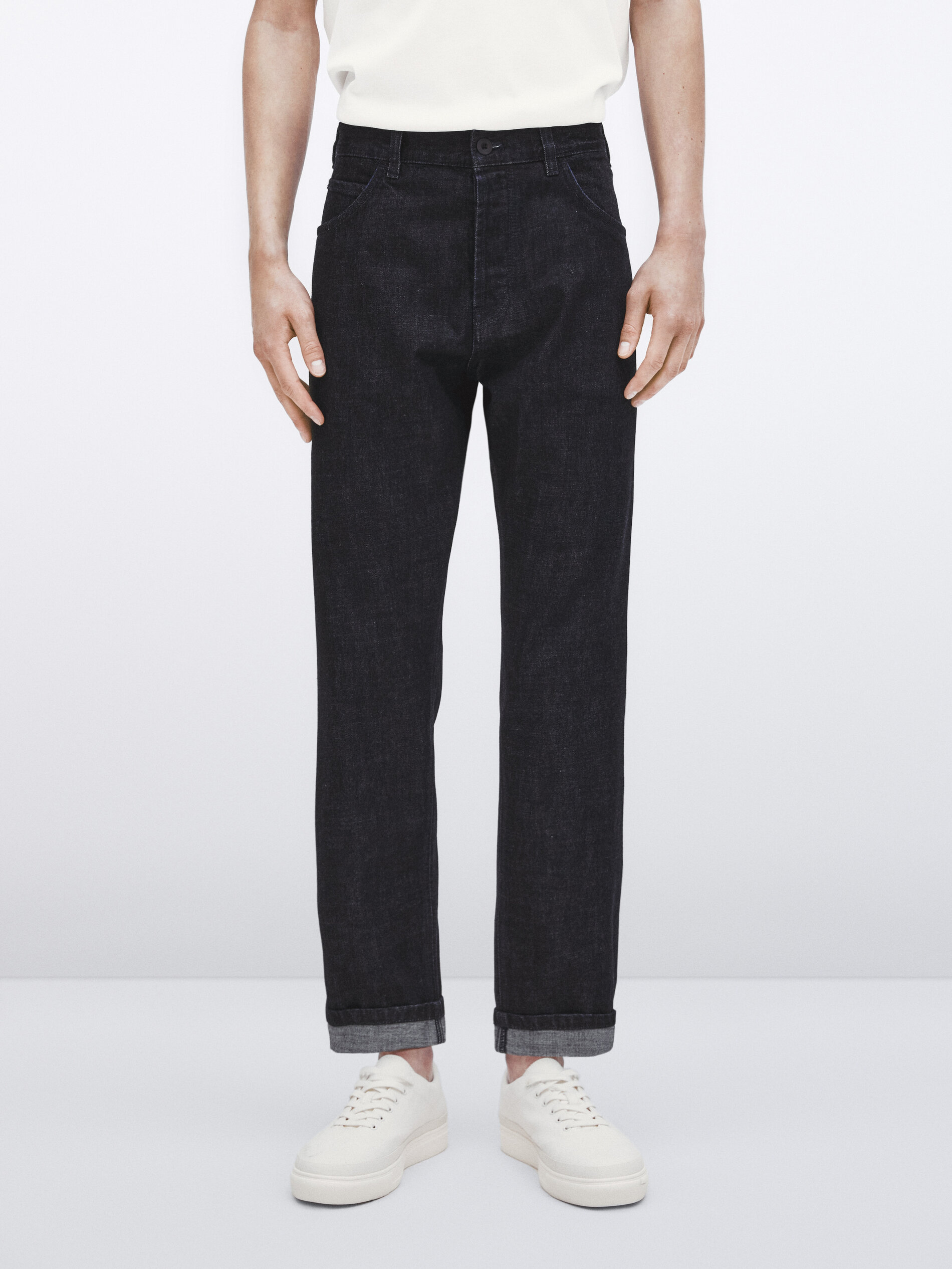 Pantalón vaquero selvedge straight fit -Studio - INDIGO