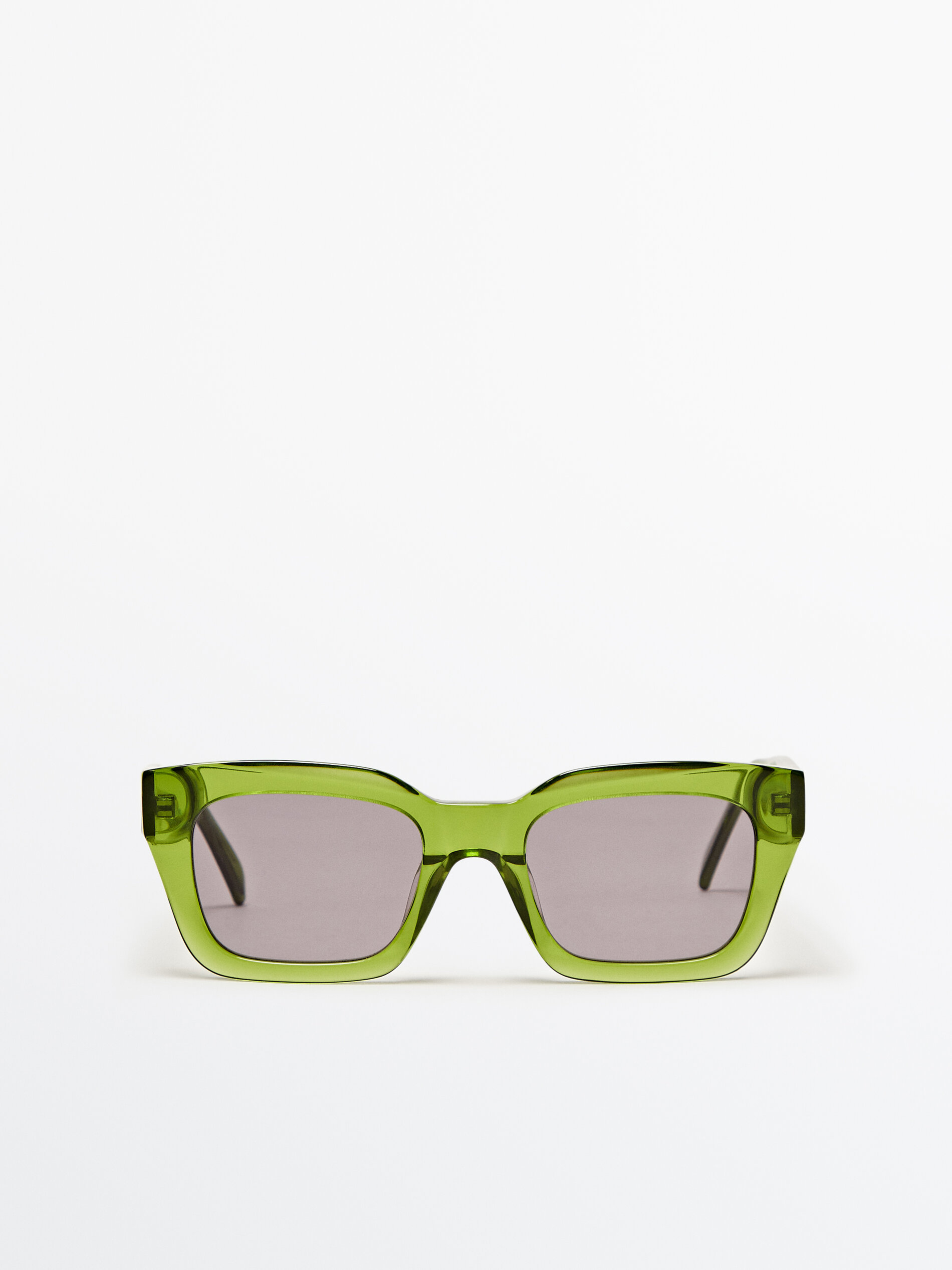 Gafas de sol cuadradas midi - VERDE