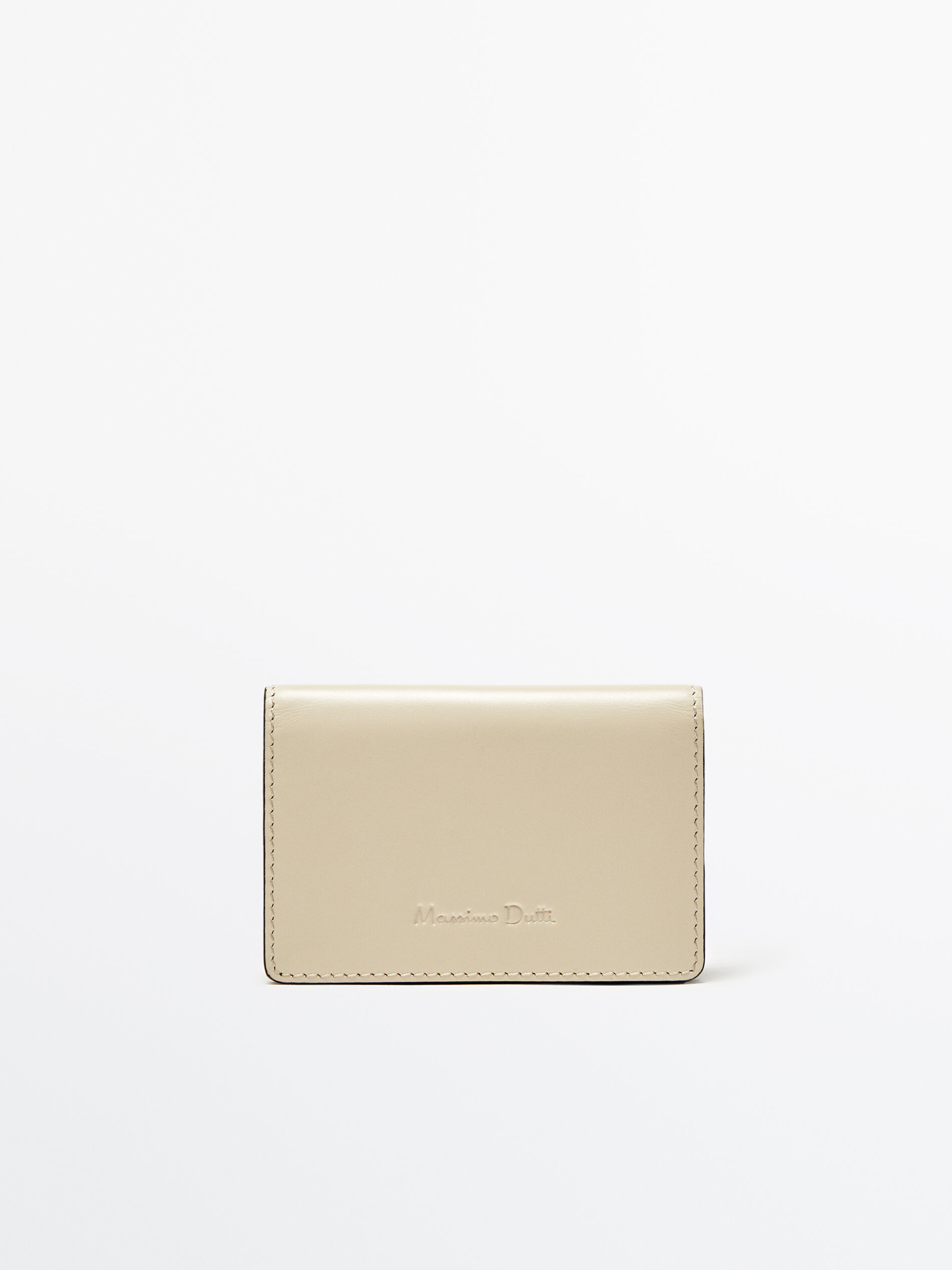 Cartera piel napa - BLANCO