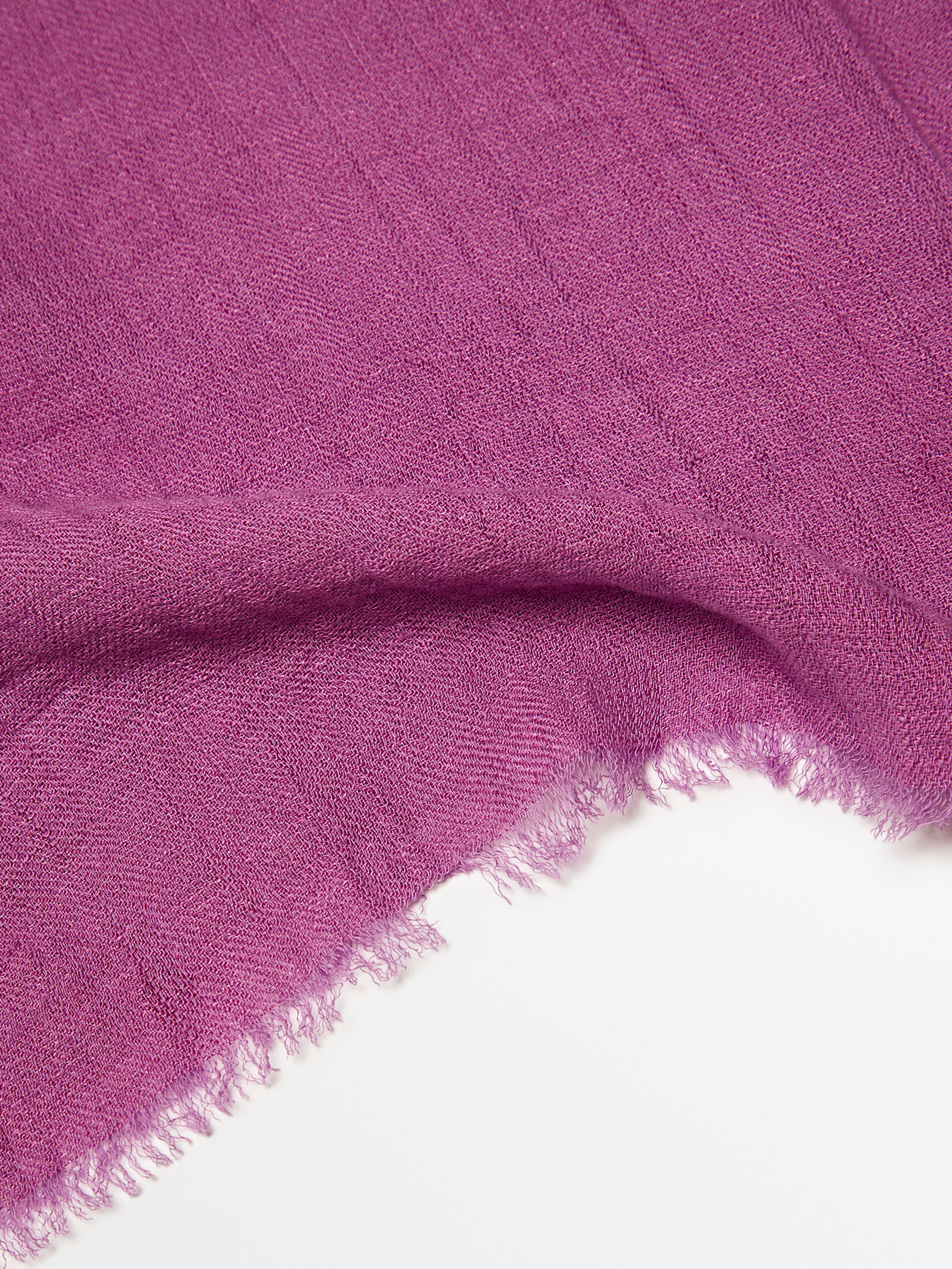 Fular con algodón y lino - Buganvilla