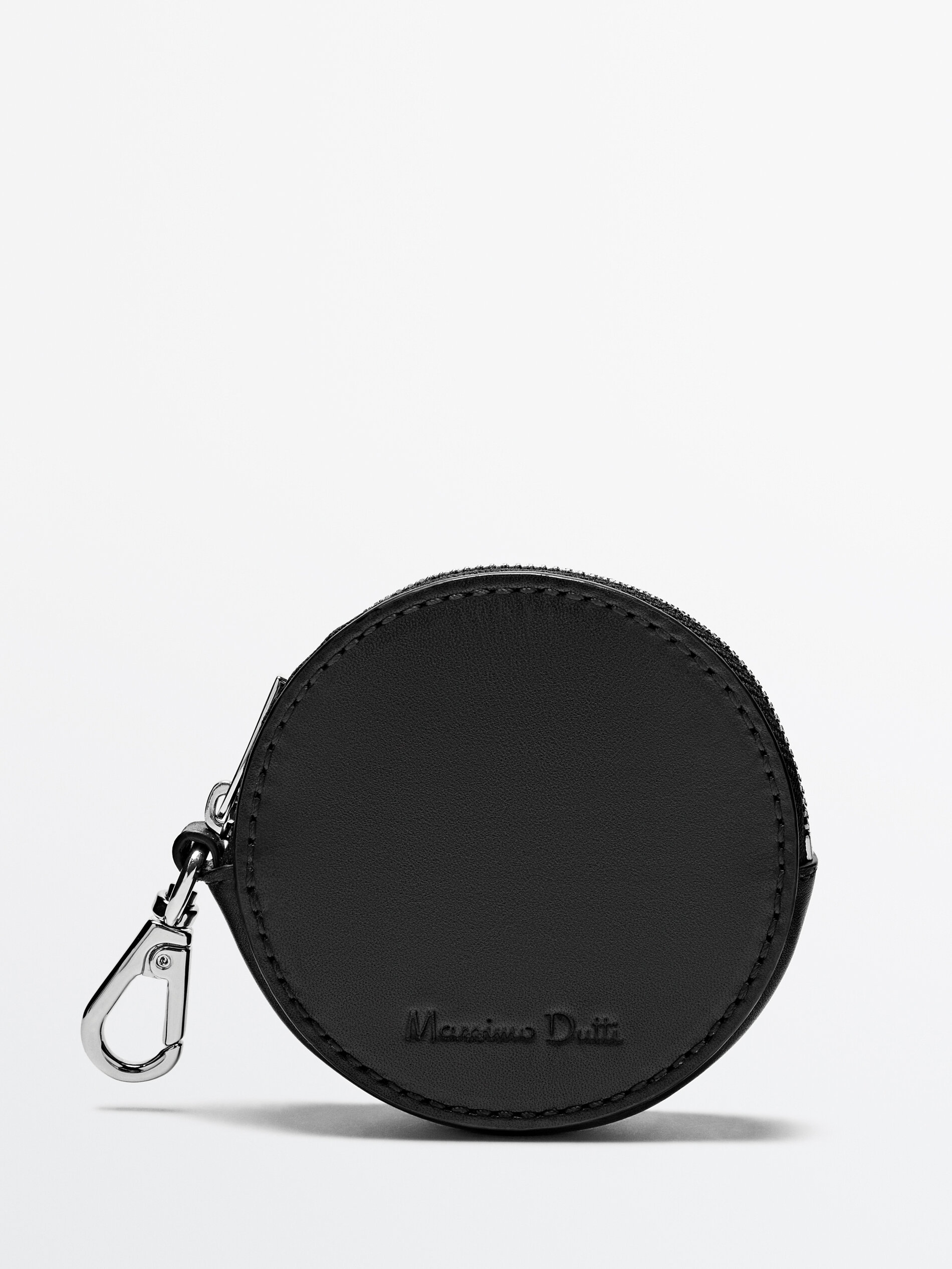Monedero redondo piel Limited Edition - NEGRO