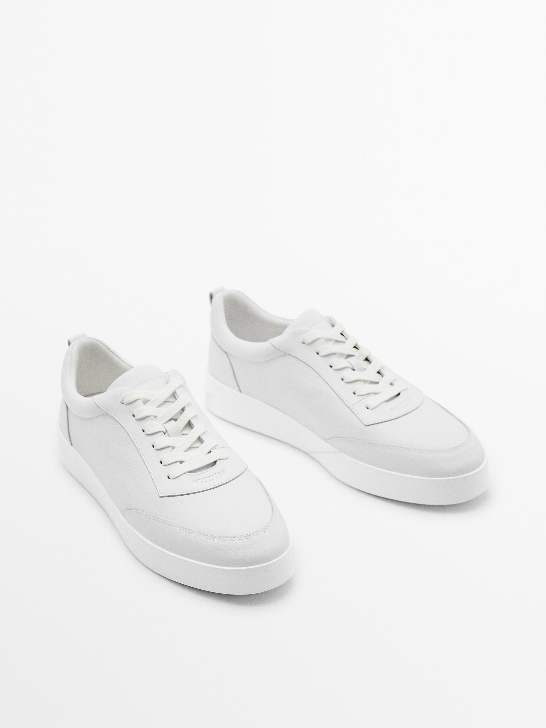 Deportivo piel napa - Studio - BLANCO