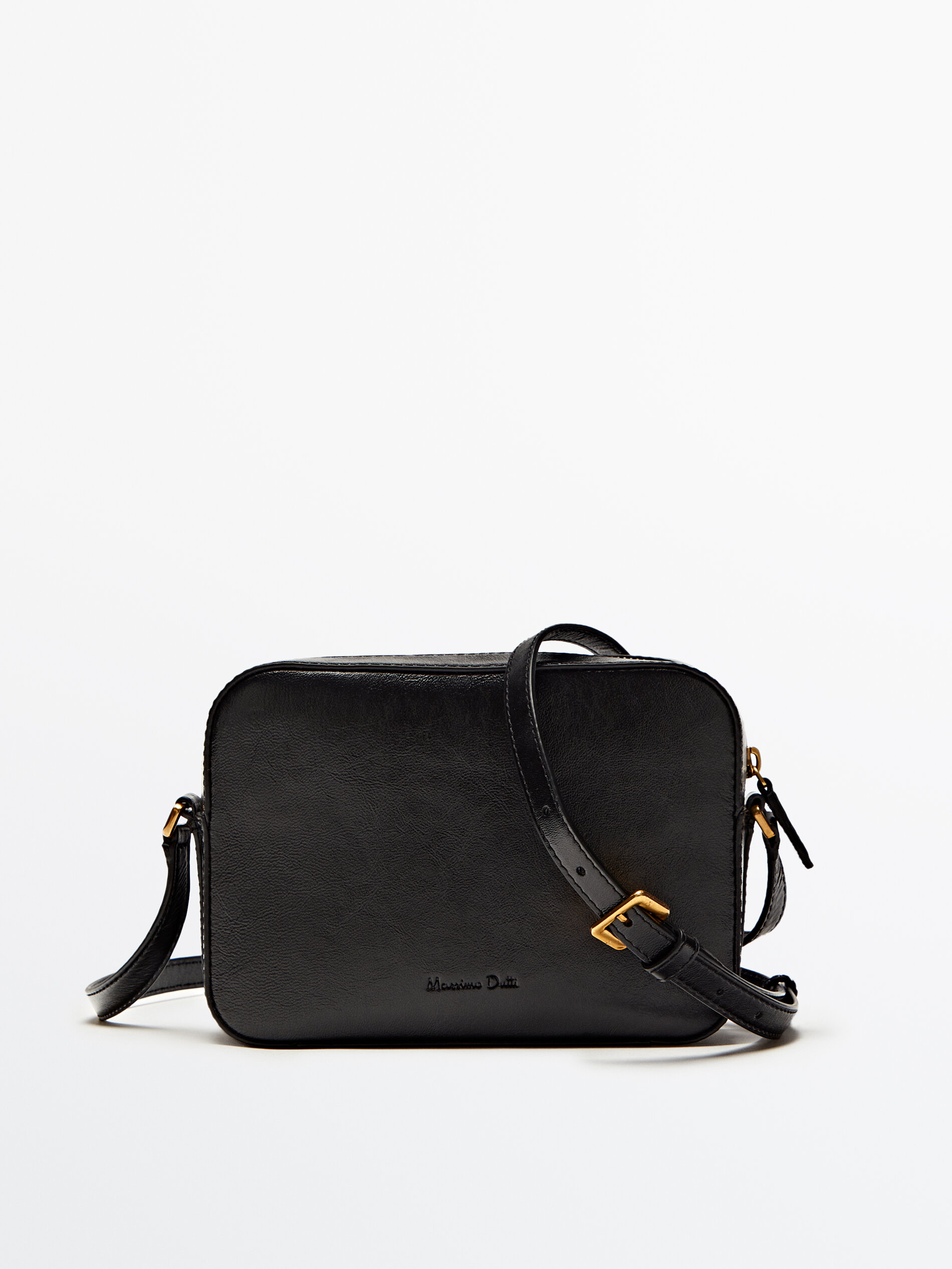 Bolso cámara piel - NEGRO