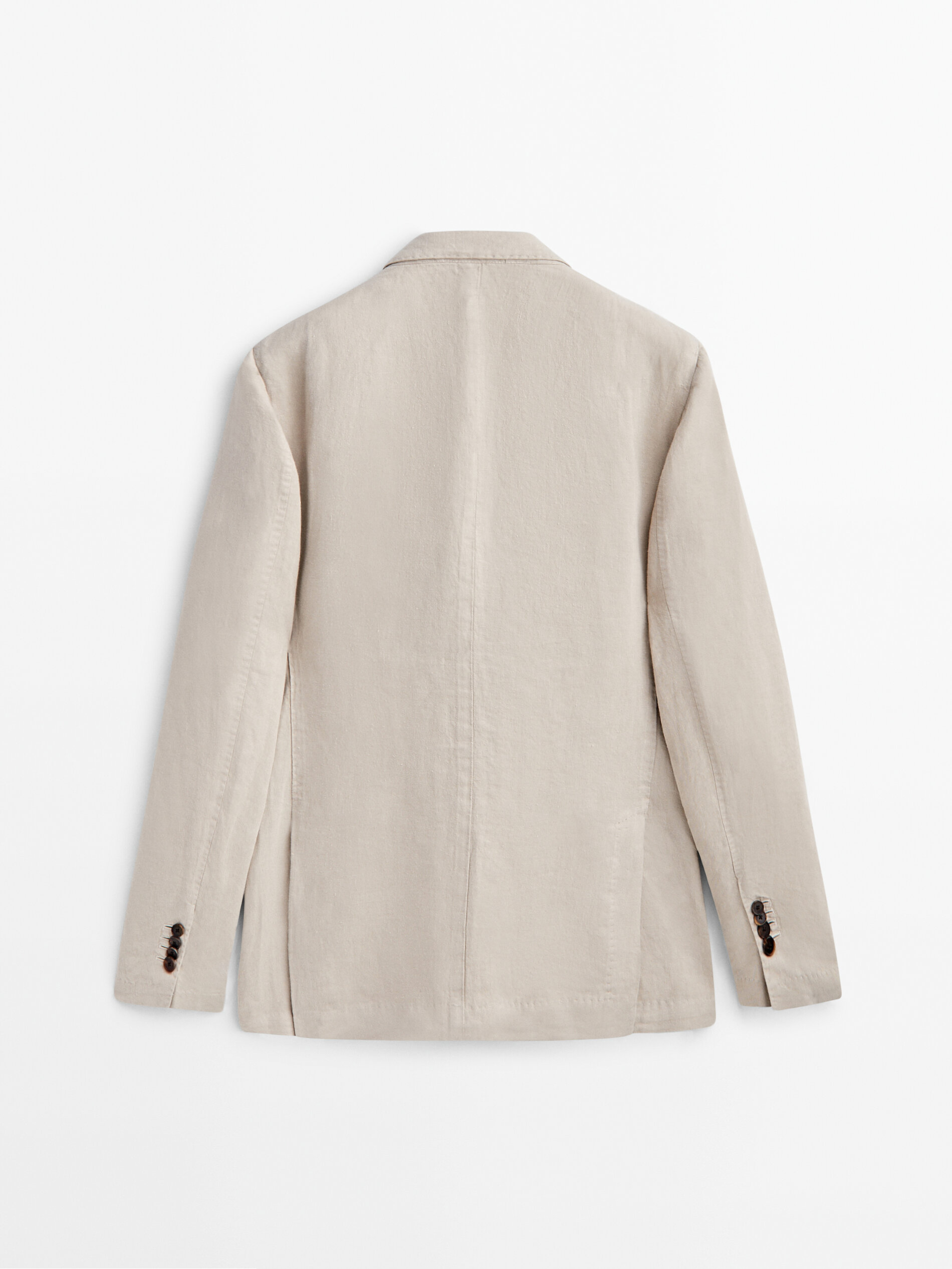 Americana lino tintada - BEIGE