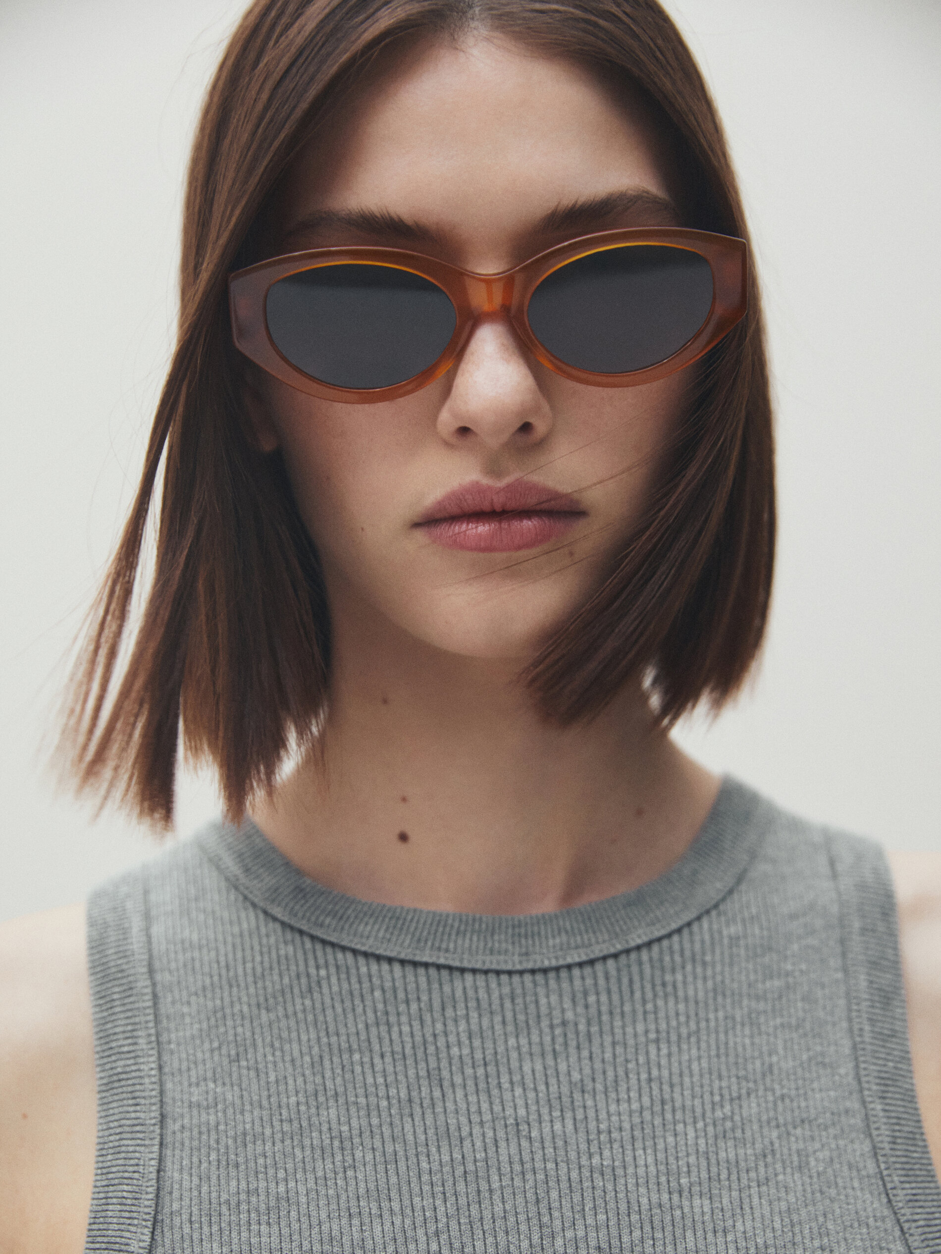 Gafas de sol ovaladas - NARANJA