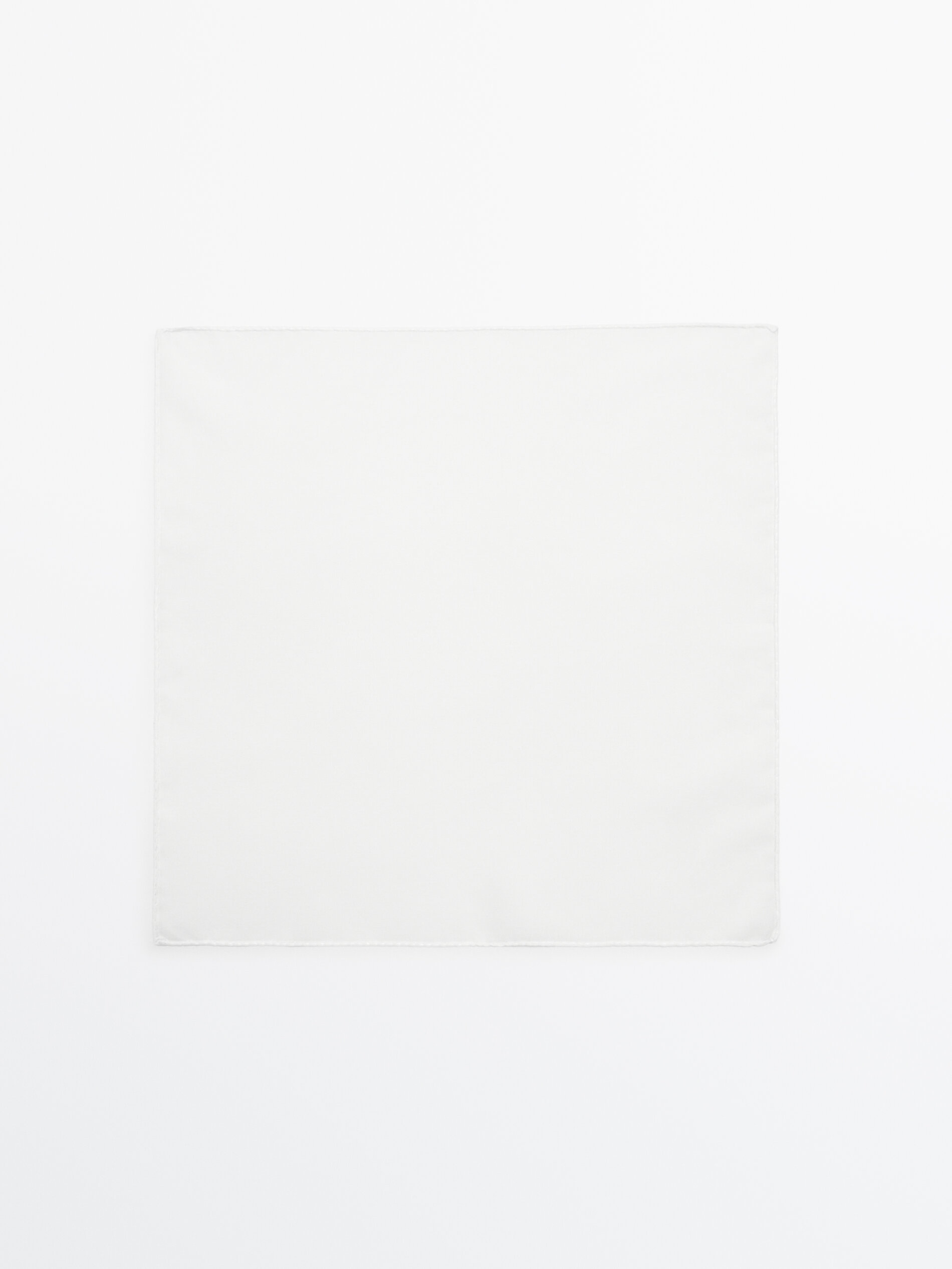 Pañuelo liso 100% algodón - BLANCO