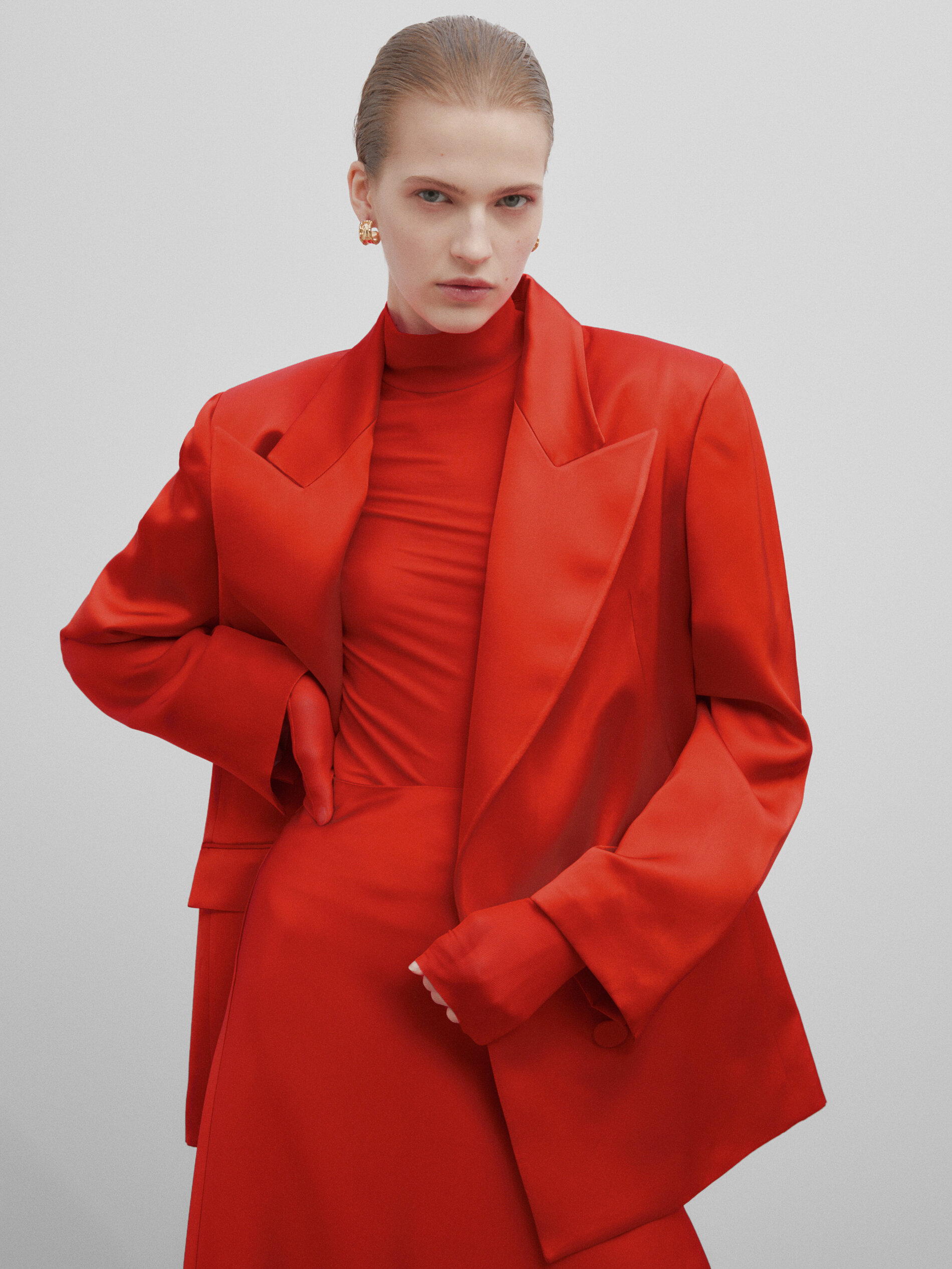 Americana maxi solapa -Studio - ROJO