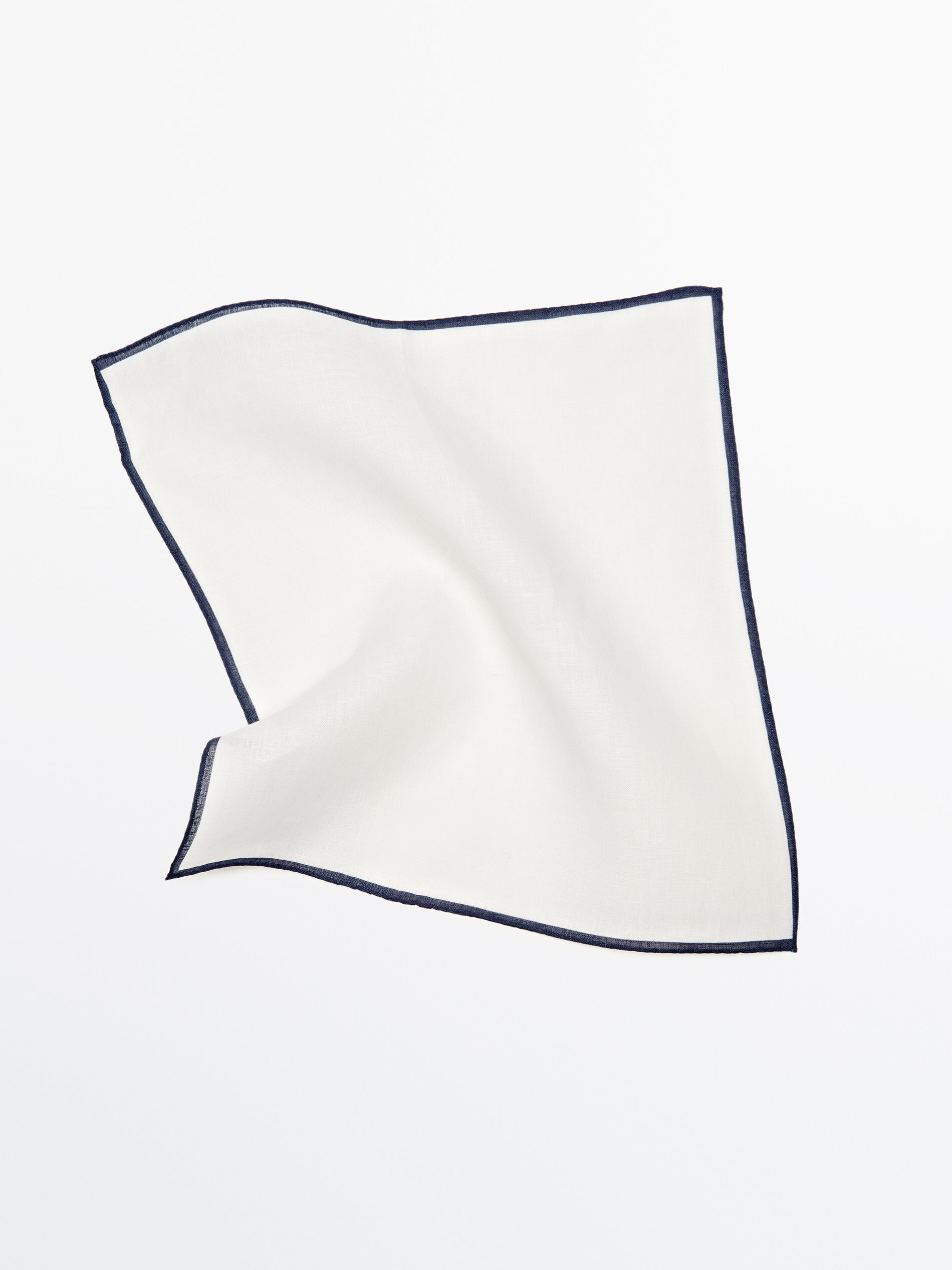 Pañuelo 100% algodón contraste - AZUL MARINO