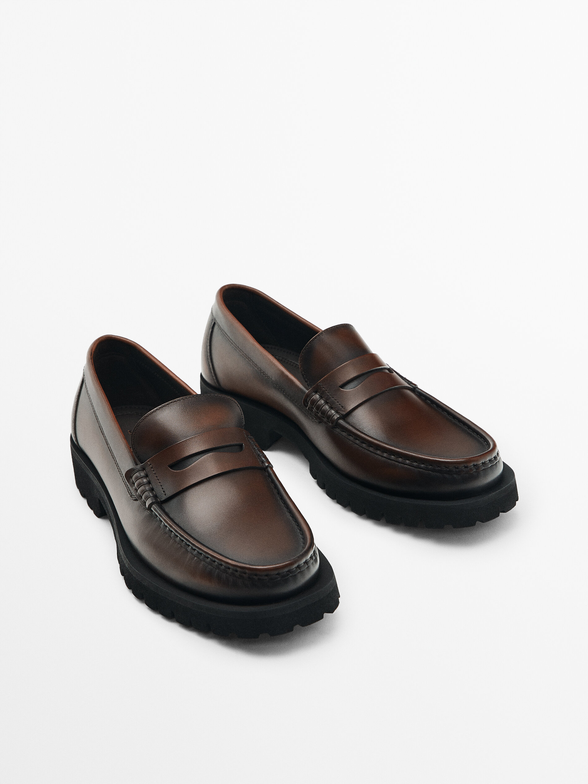 Mocasín piel napa cuero - Studio - CUERO