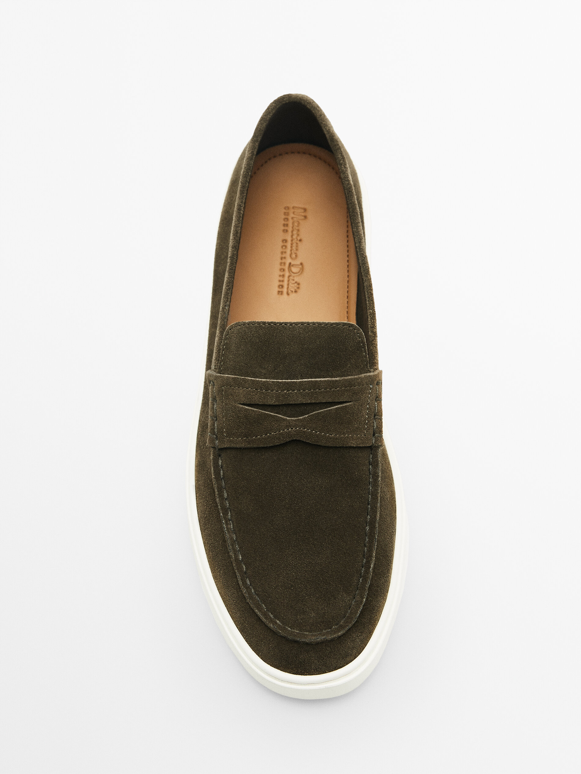 Mocasín soft serraje antifaz - KAKI