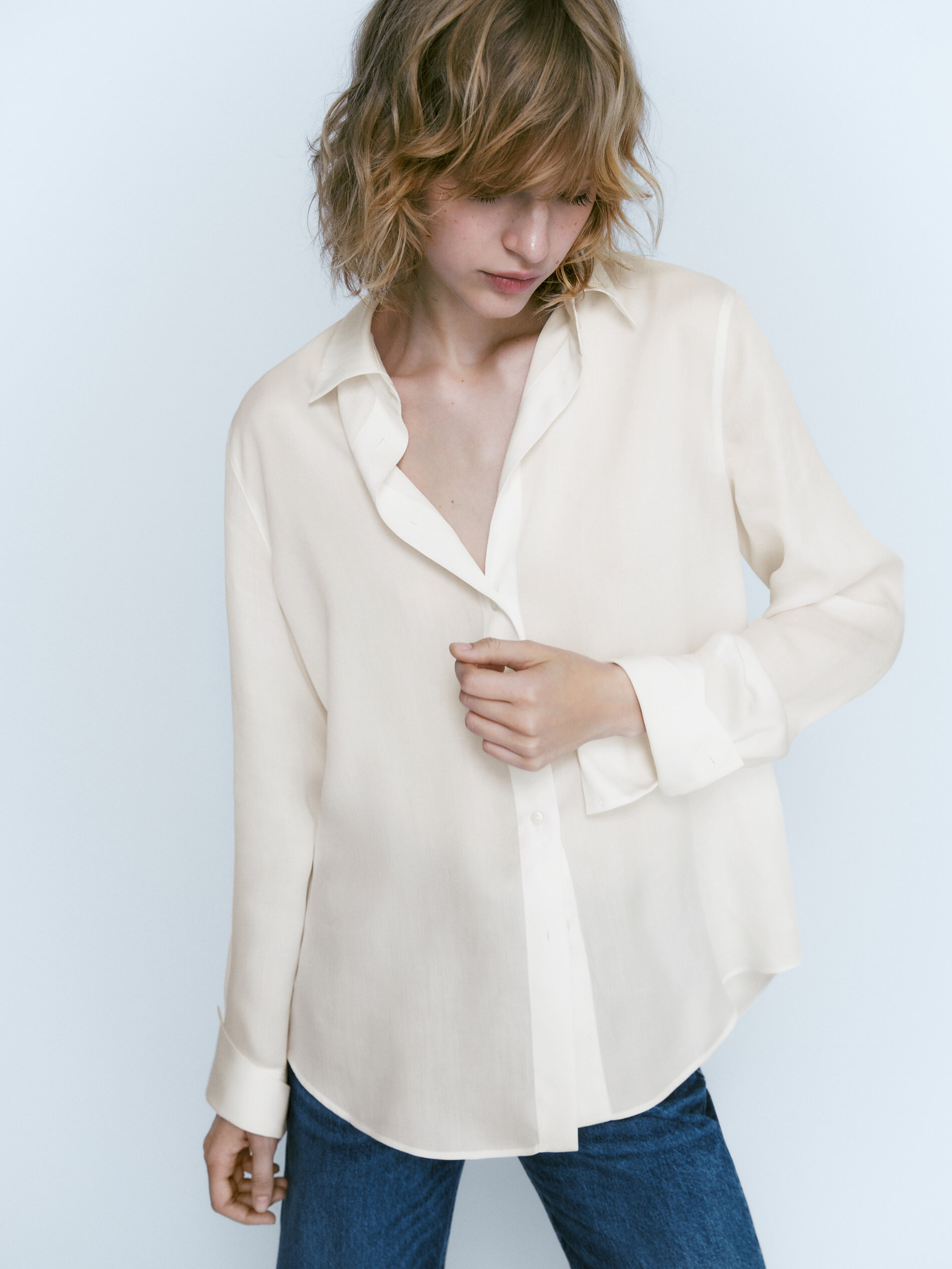 Camisa fluida - CRUDO