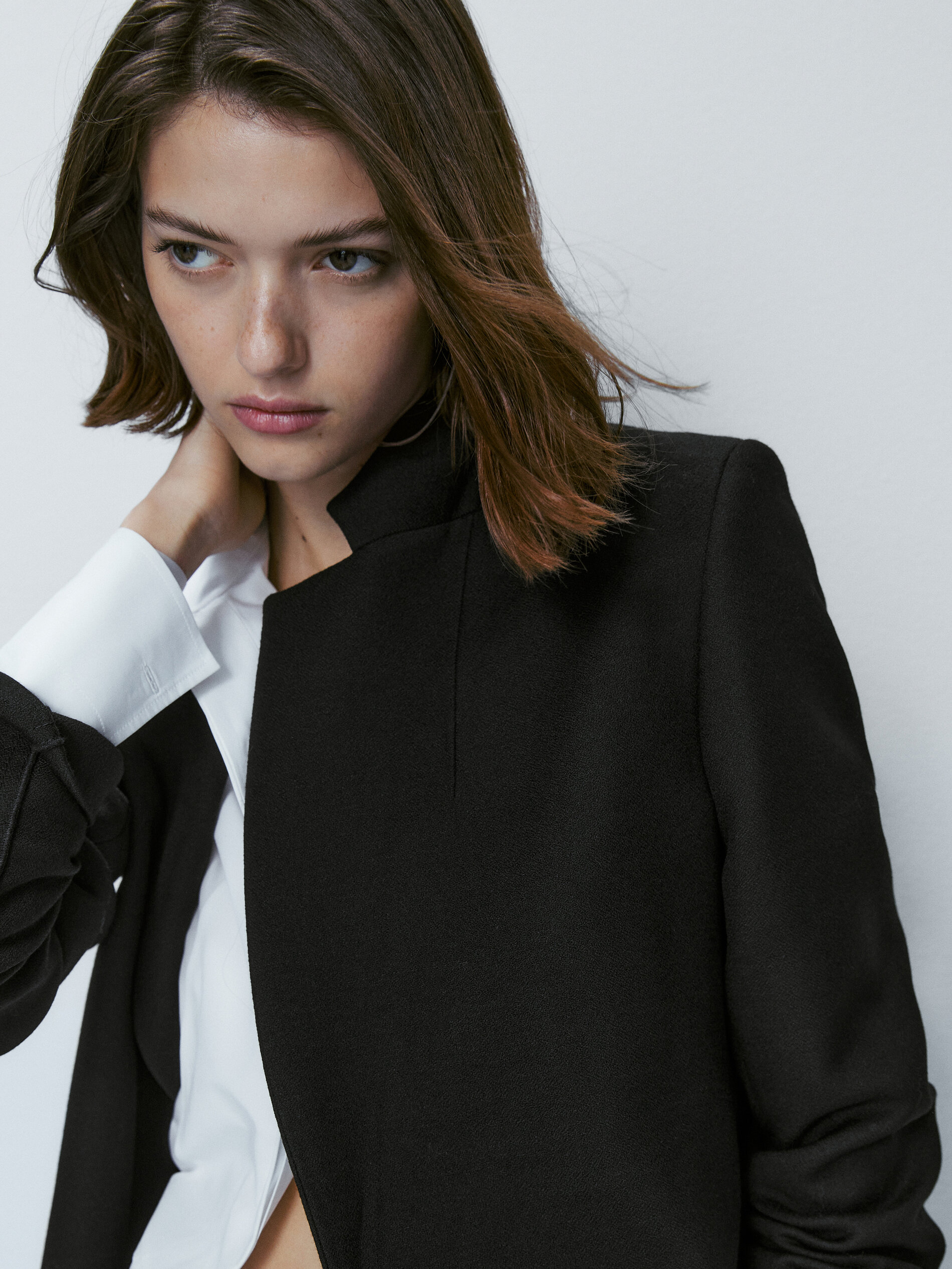 Americana abierta microestructura - NEGRO