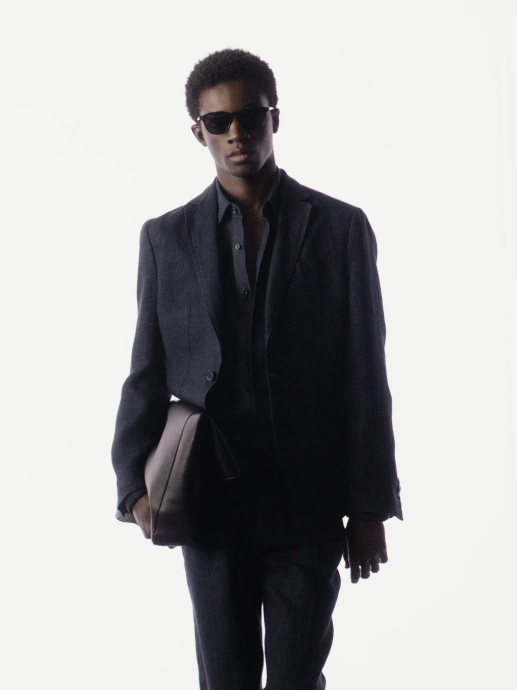 Bolso tote piel negro - NEGRO