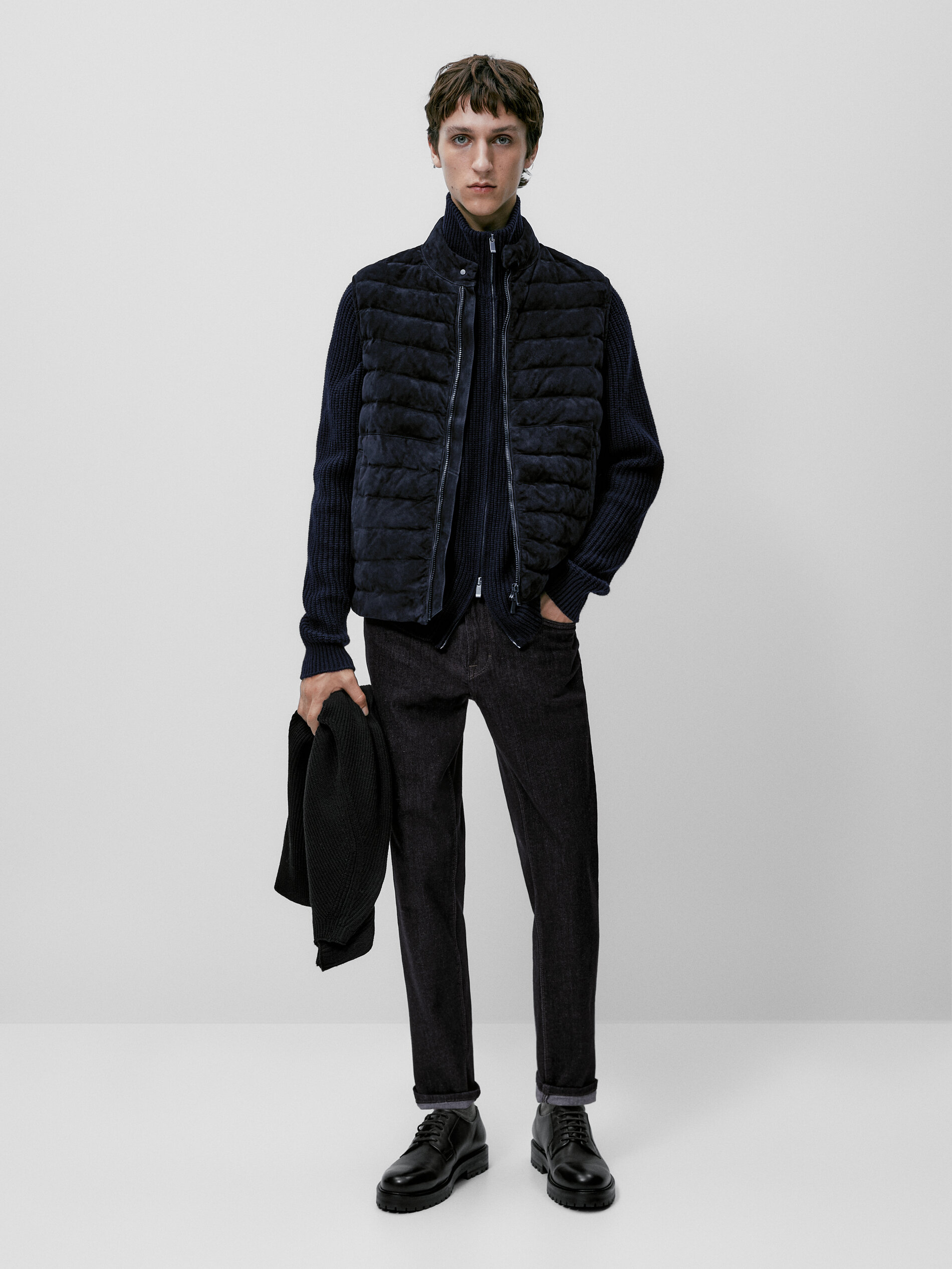 Chaleco ante azul marino - AZUL MARINO