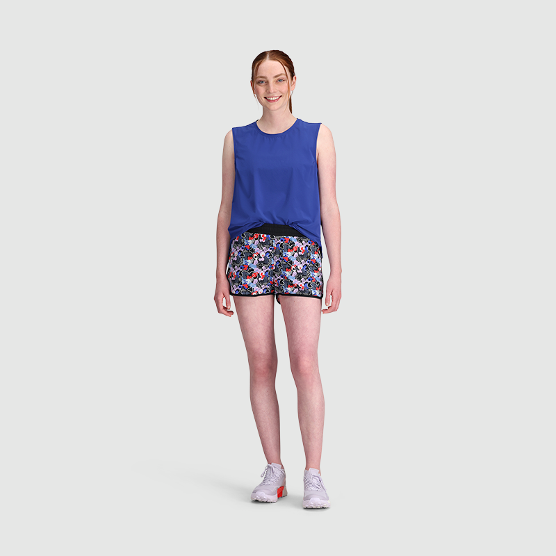 Women's Zendo Printed Multi Shorts
