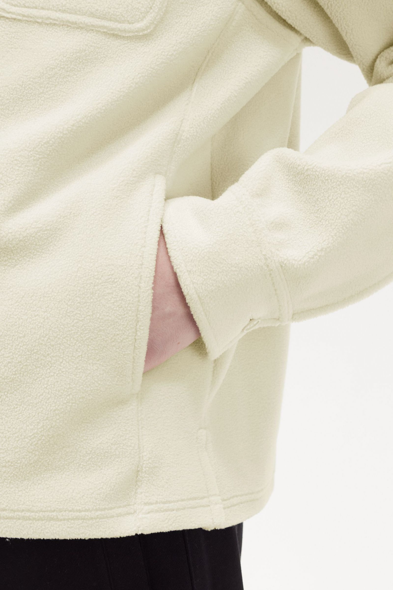 Fleece Overshirt Oatmeal
