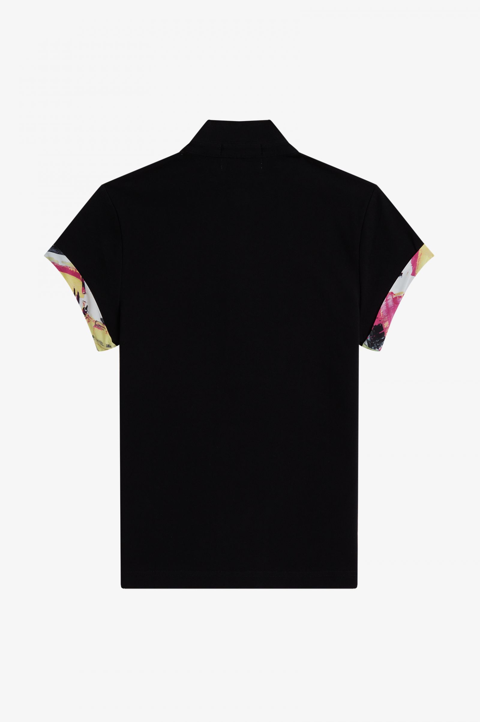Amy Winehouse FoundationContrast Trim Piqué Shirt Black