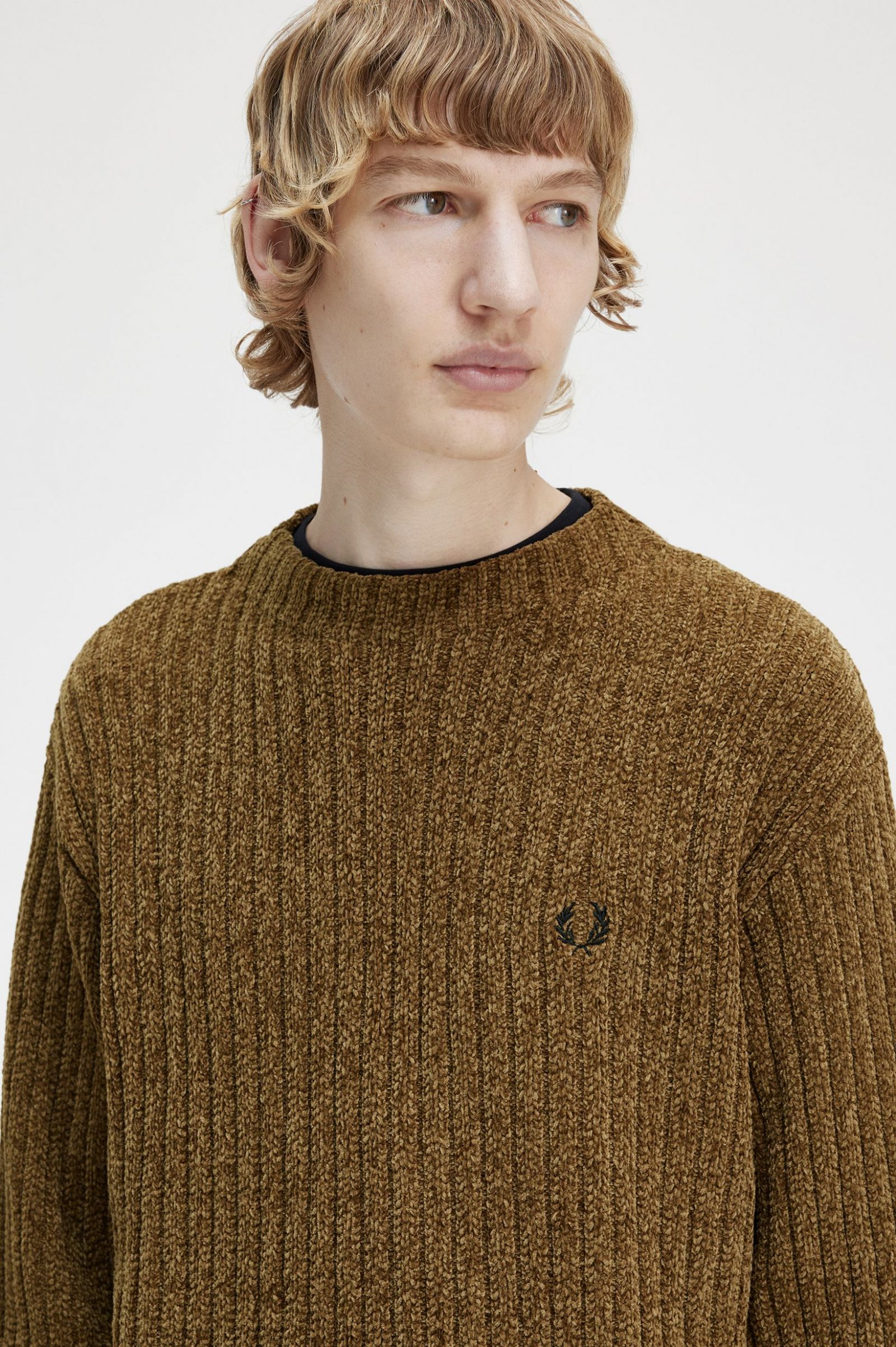 Chenille Rib Jumper Shaded Stone